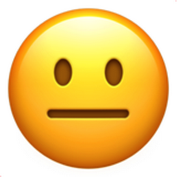 Neutral Face Emoji (U+1F610)